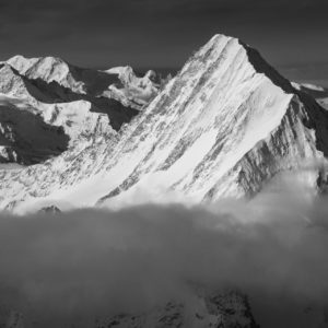Panorama Poster Walliser Schweizer Alpen - Bietschorn - Michabels - Weisshorn