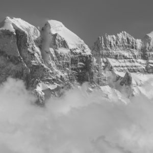 montagne panorama des Dents du Midi - vue panoramique montagne Alpes Suisses