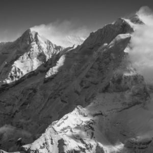image eiger monch jungfrau - berg schwarz-weiß - gipfel grindelwald