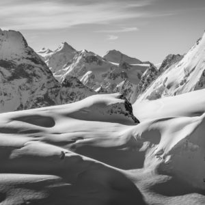 Bergpanorama Alpen - Foto Berg Matterhorn dent d&#039;Hérens