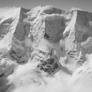 Engadin black and white mountains - Piz Palu