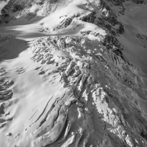 pontresina engadine mountains - Black and white mountains aerial view