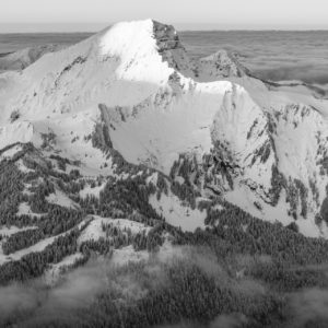 Panoramafoto vom Mont de Grange - Bergfoto Châtel