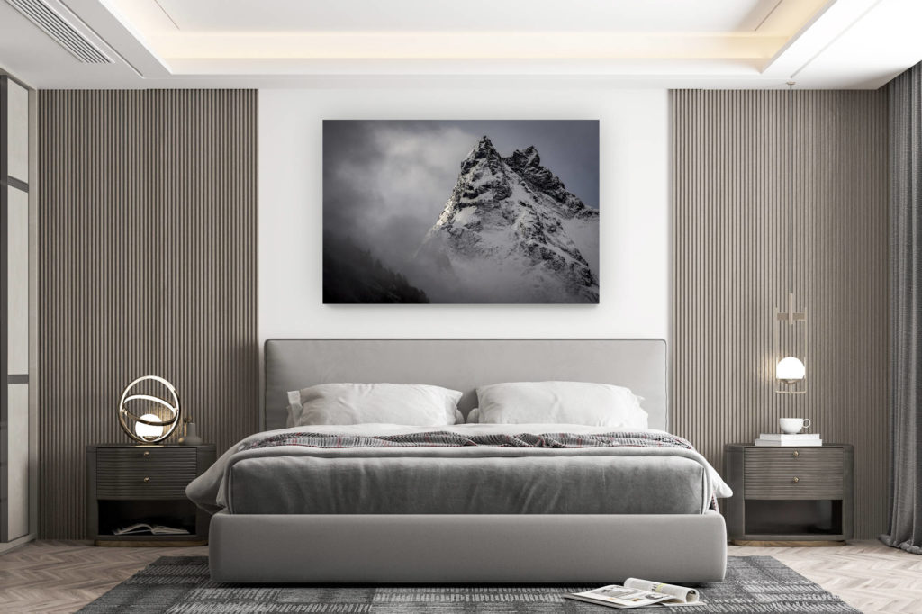 décoration murale chambre design - achat photo de montagne grand format - Val d'Anniviers - Photos des alpes suisses