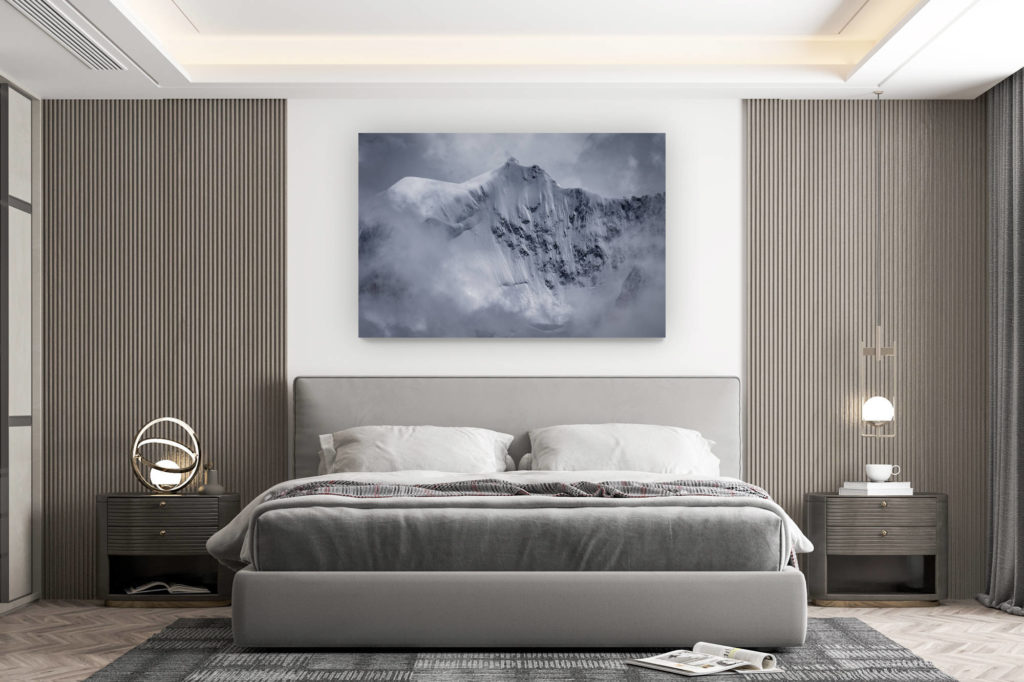 décoration murale chambre design - achat photo de montagne grand format - Photos montagnes rocheuses val d'Anniviers