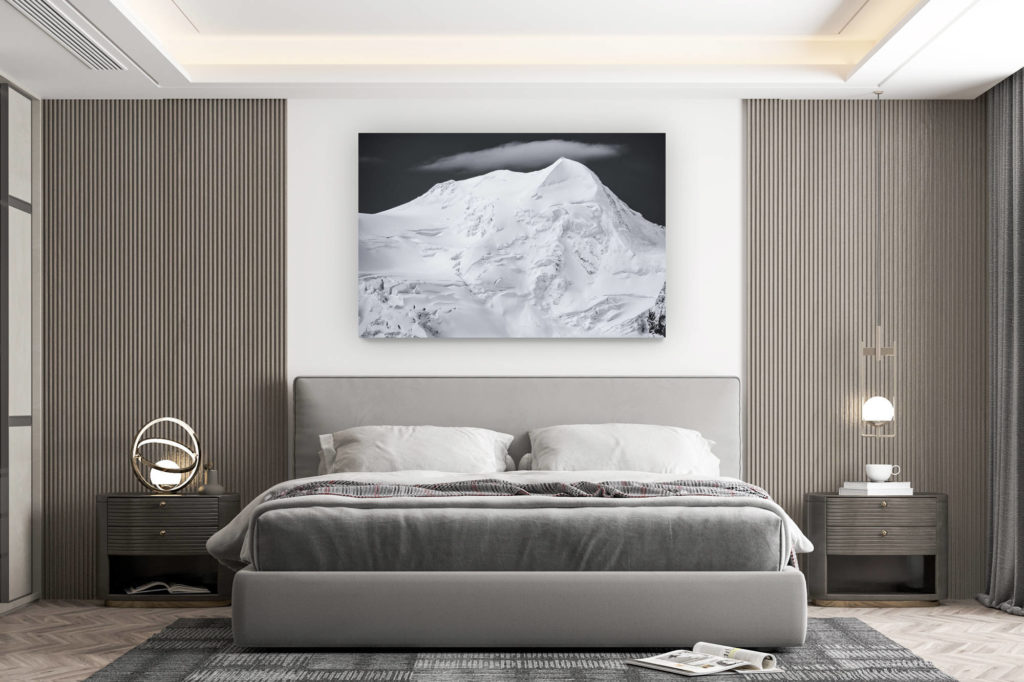 décoration murale chambre design - achat photo de montagne grand format - photos des montagnes Vallée de Zermatt - Castor