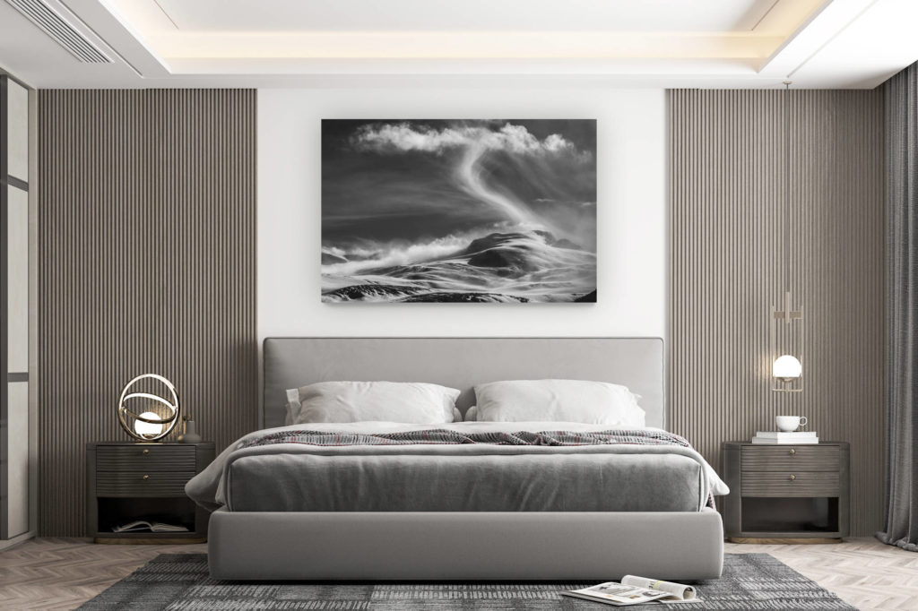 décoration murale chambre design - achat photo de montagne grand format -