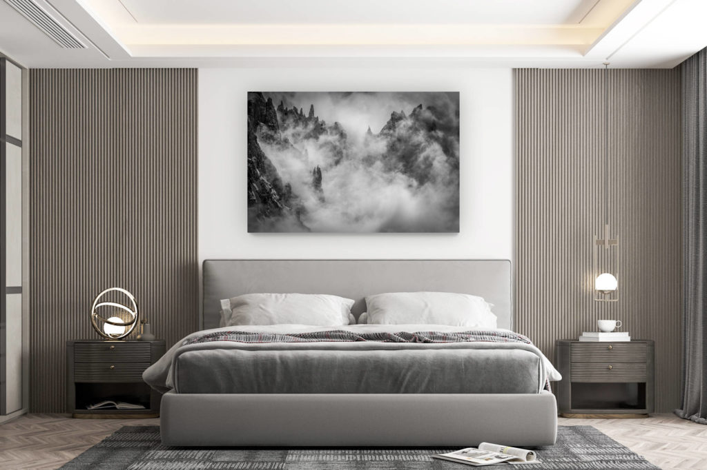 décoration murale chambre design - achat photo de montagne grand format - Image massifs Mont-Blanc - photo mont blanc