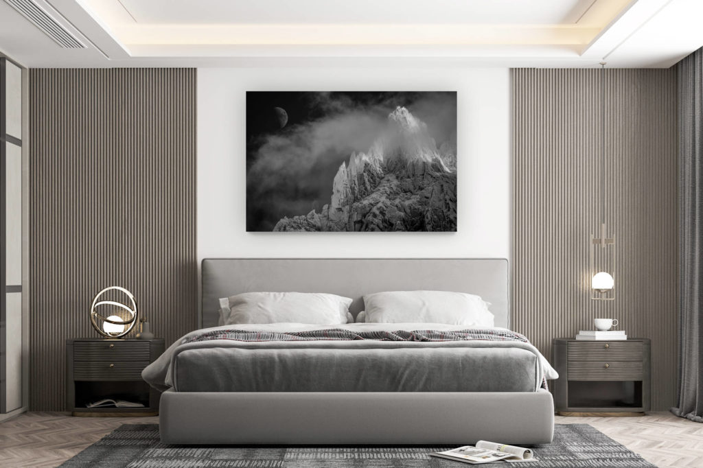 décoration murale chambre design - achat photo de montagne grand format -