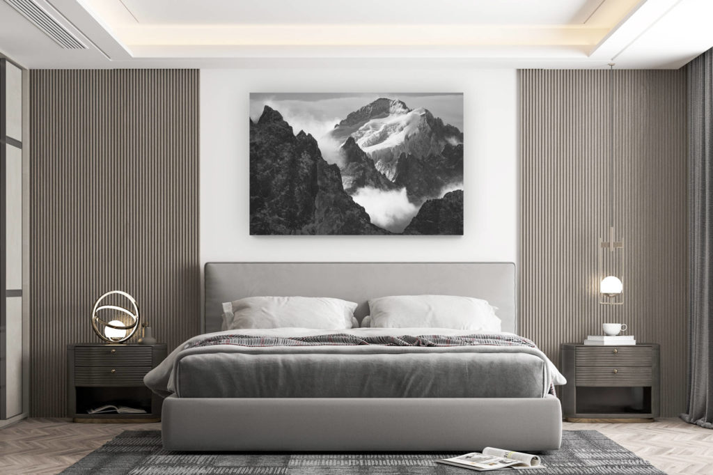 décoration murale chambre design - achat photo de montagne grand format -