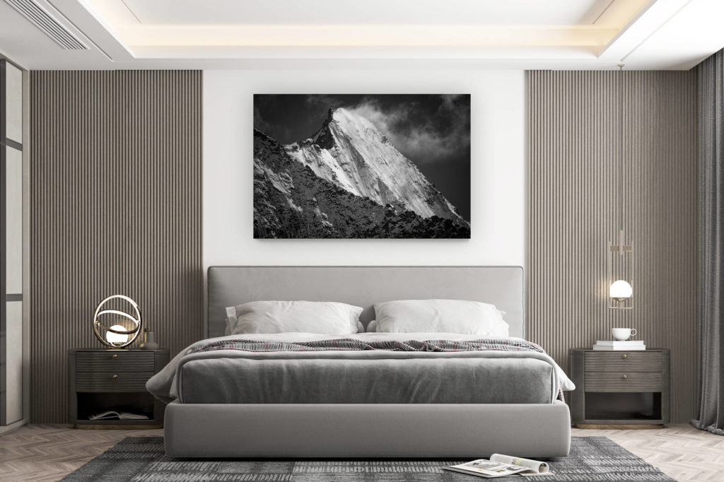 décoration murale chambre design - achat photo de montagne grand format - Photo Val de bagnes - Verbier - Valais - Suisse - La ruinette