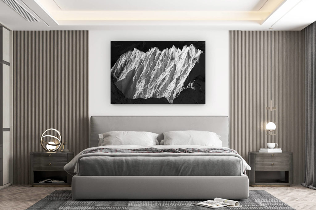 décoration murale chambre design - achat photo de montagne grand format -