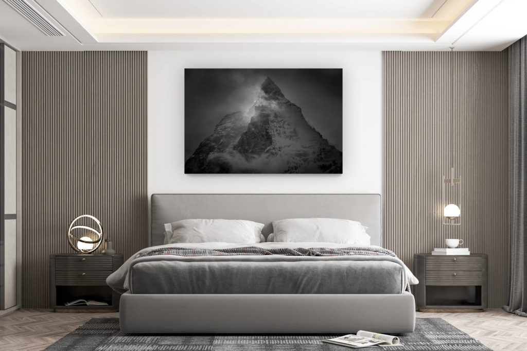 décoration murale chambre design - achat photo de montagne grand format - Photos de Zermatt et sa vallée Valais - Suisse - Matterhorn