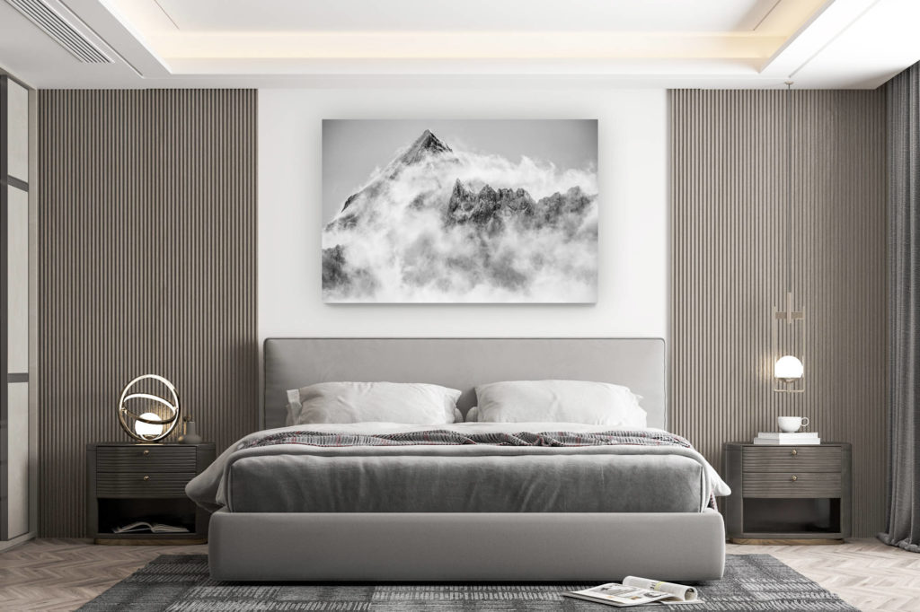 décoration murale chambre design - achat photo de montagne grand format - image de mont blanc- Mont Dolent