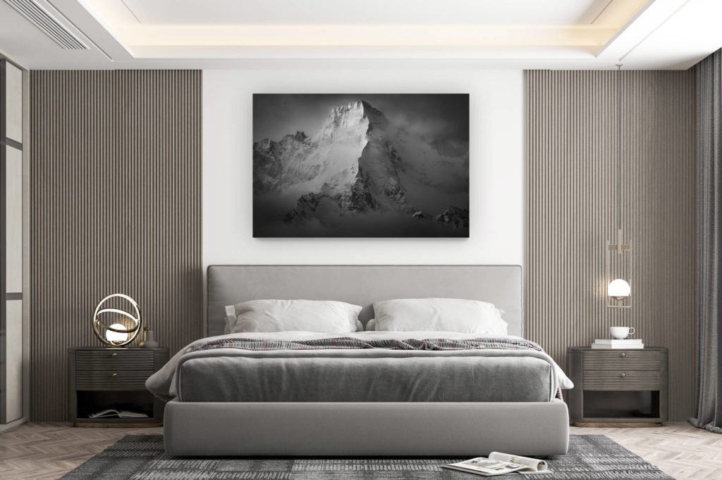 décoration murale chambre design - achat photo de montagne grand format - Photo Val de bagne - Verbier - Valais - Suisse - Mont Dolent