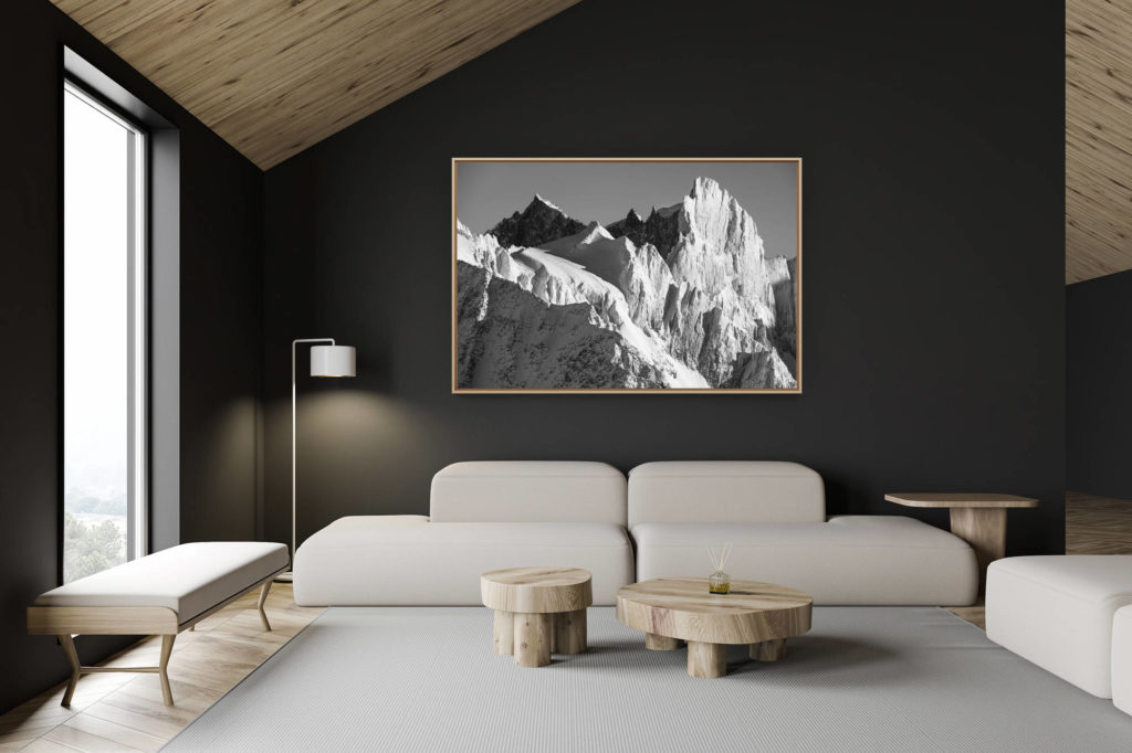 décoration chalet suisse - intérieur chalet suisse - photo montagne grand format -