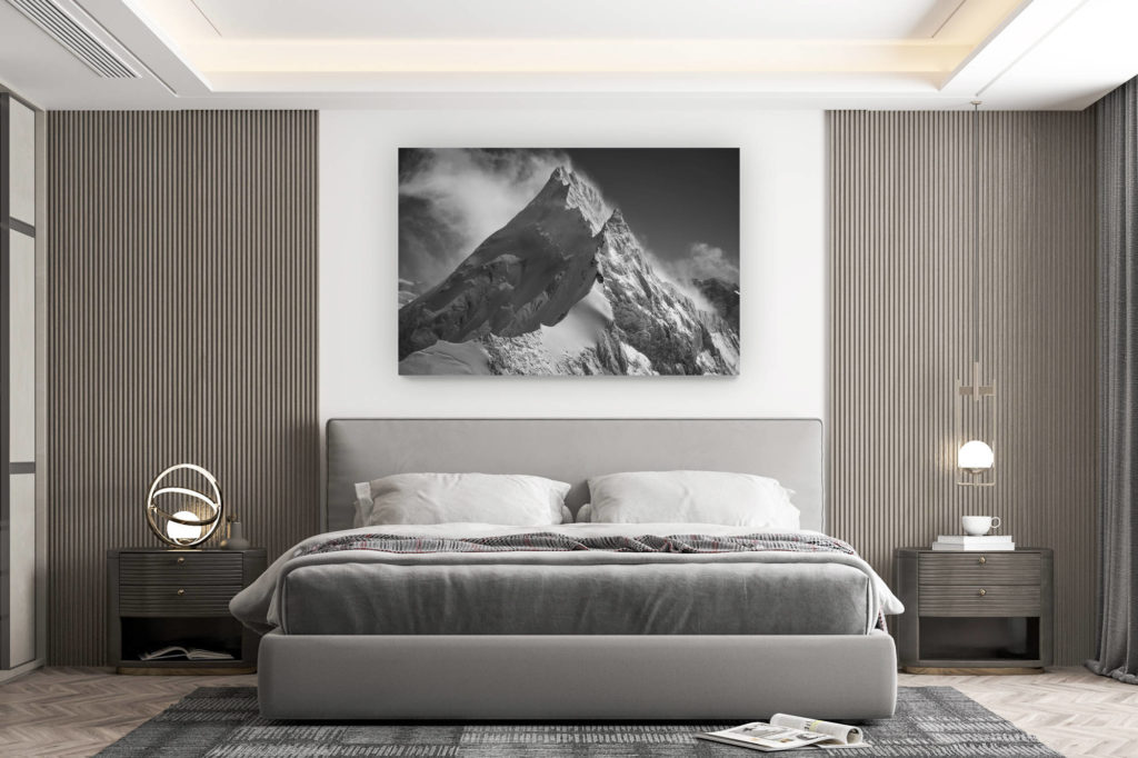 décoration murale chambre design - achat photo de montagne grand format -