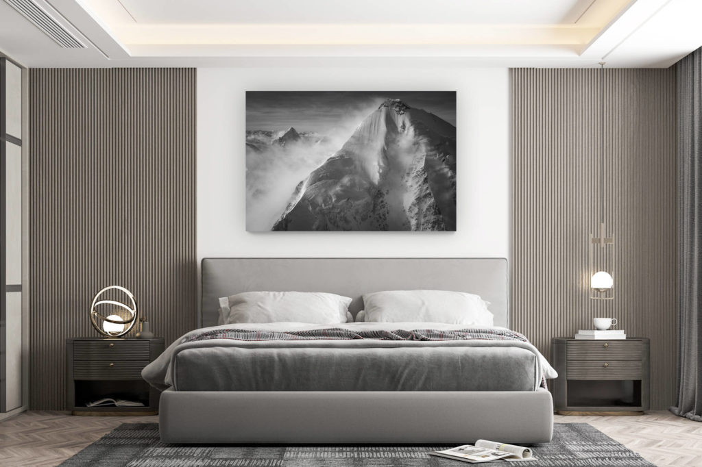 décoration murale chambre design - achat photo de montagne grand format -