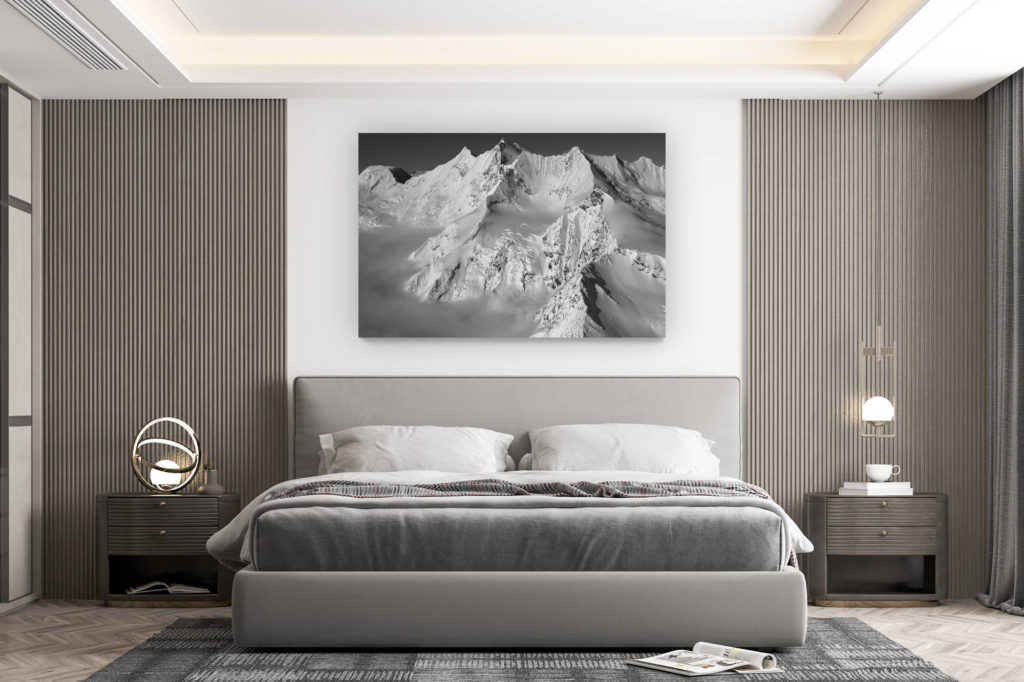 décoration murale chambre design - achat photo de montagne grand format -