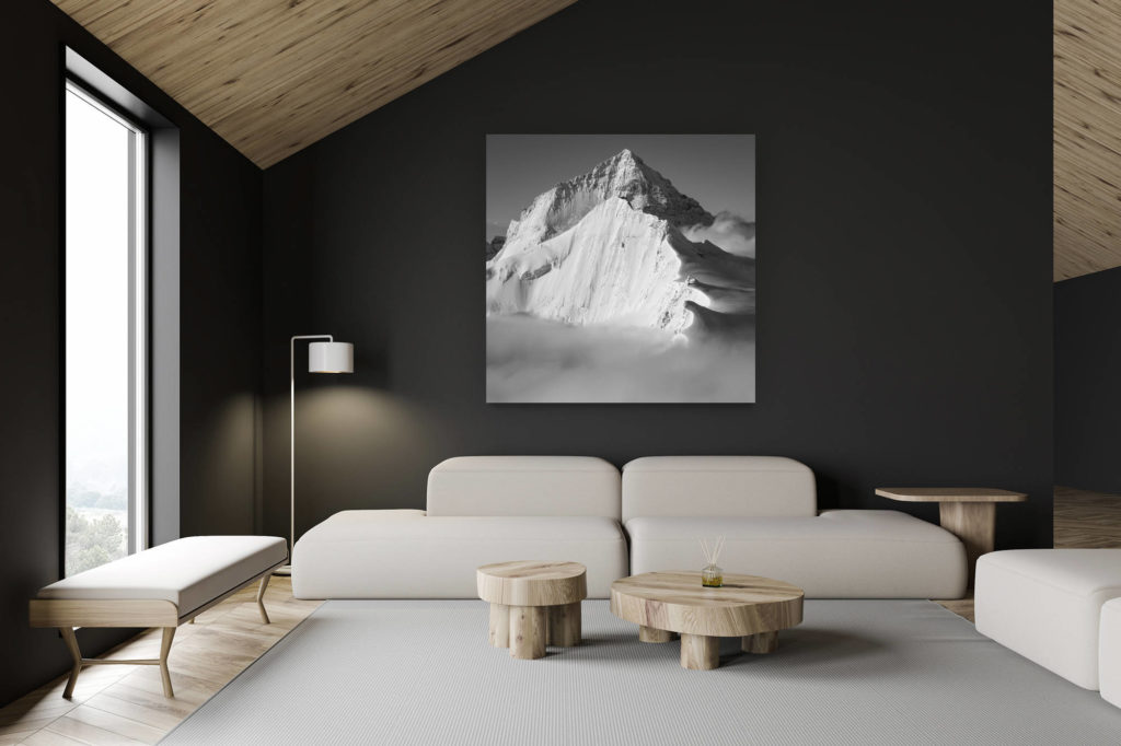 architecte intérieur rénovation chalet suisse - photo montagne grand format -