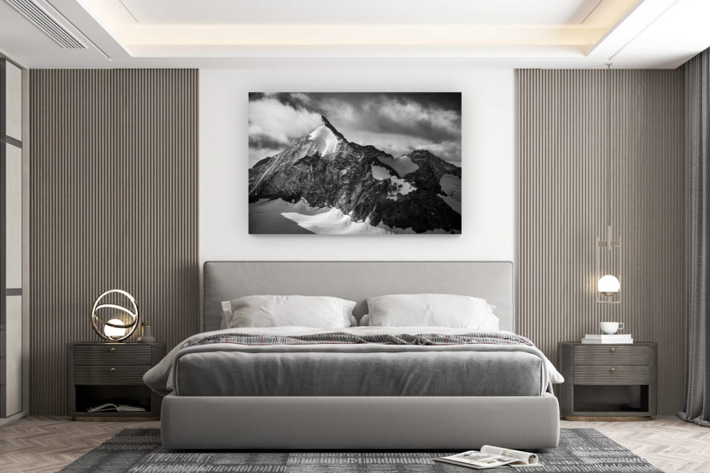 décoration murale chambre design - achat photo de montagne grand format - Photo Alpes suisses Val d'Hérens - La Singla