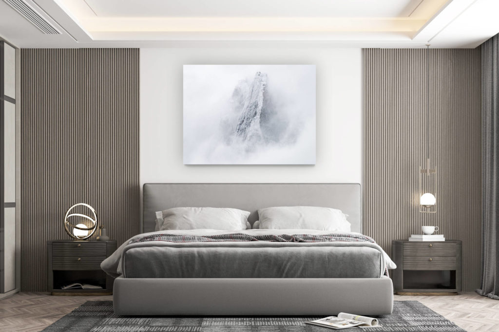 décoration murale chambre design - achat photo de montagne grand format -