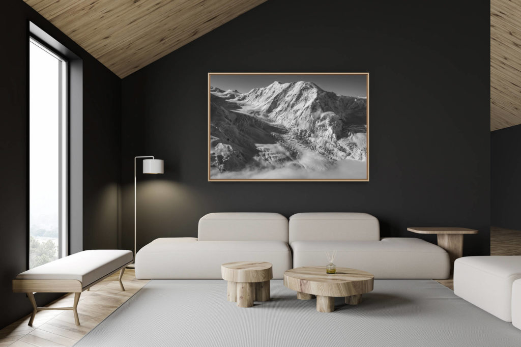 décoration chalet suisse - intérieur chalet suisse - photo montagne grand format -