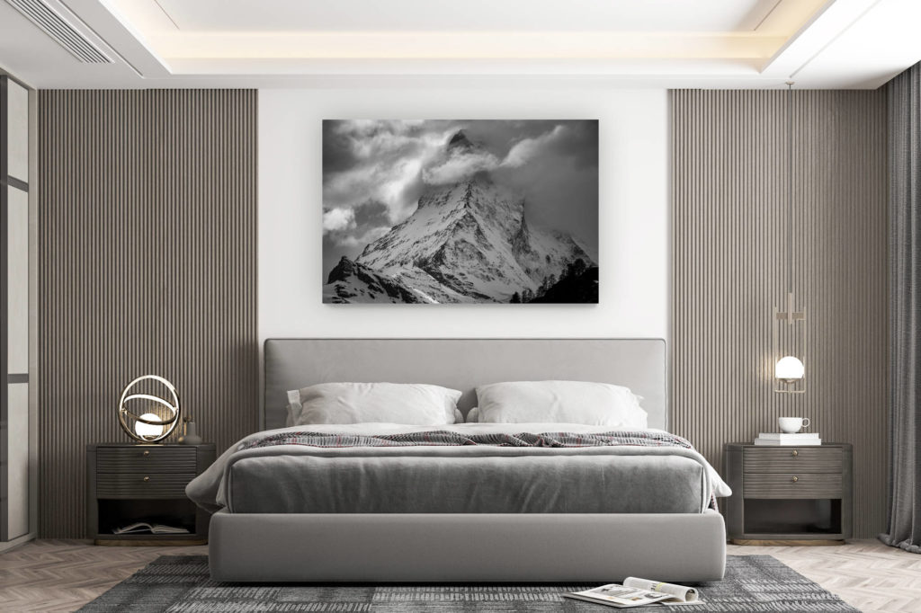 décoration murale chambre design - achat photo de montagne grand format - Image du Cervin - Matterhorn depuis Zermatt