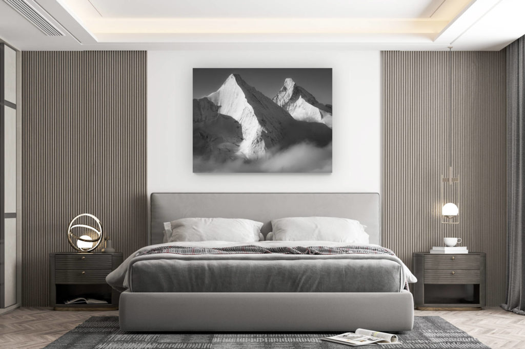 décoration murale chambre design - achat photo de montagne grand format -