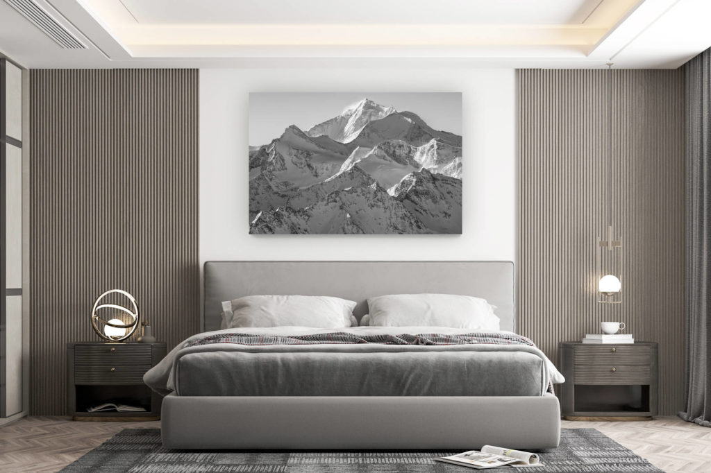 décoration murale chambre design - achat photo de montagne grand format -