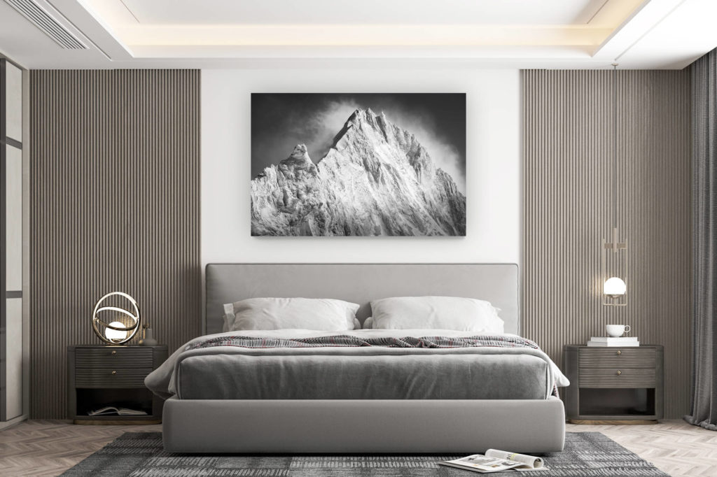 décoration murale chambre design - achat photo de montagne grand format -