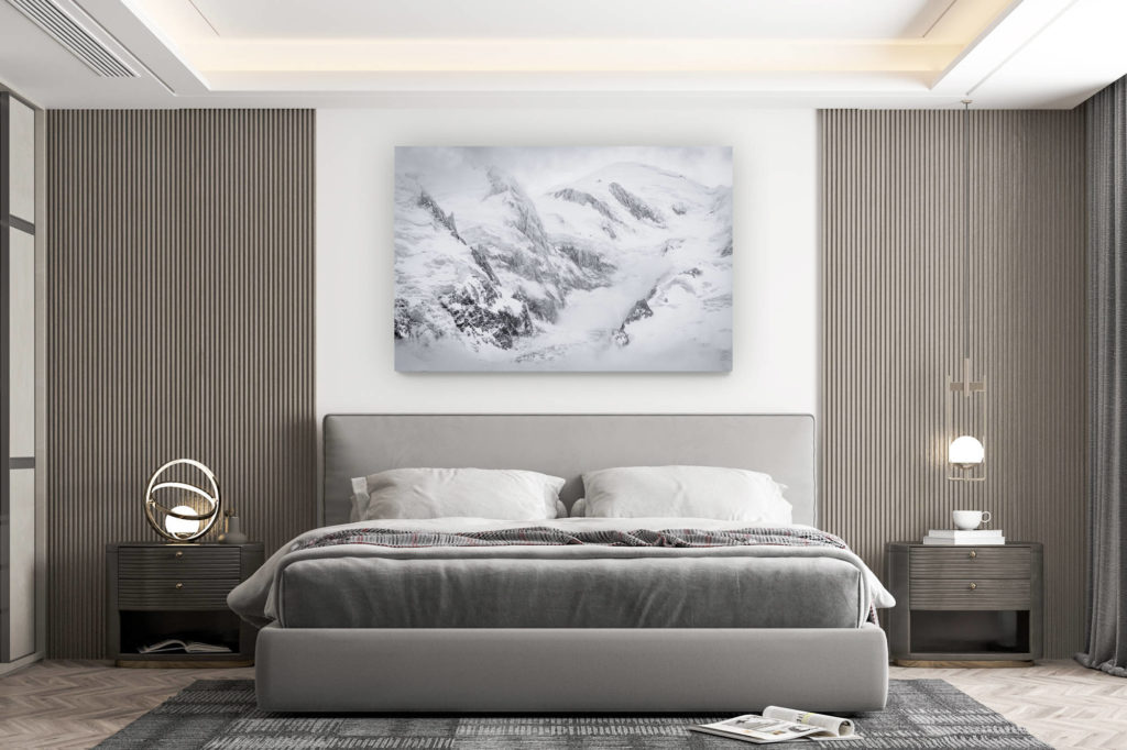 décoration murale chambre design - achat photo de montagne grand format -