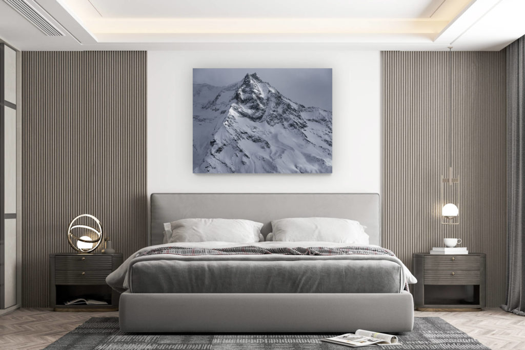 décoration murale chambre design - achat photo de montagne grand format -