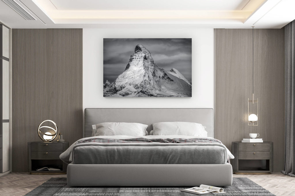 décoration murale chambre design - achat photo de montagne grand format - Image cervin - Matterhorn photos depuis le Rothorn