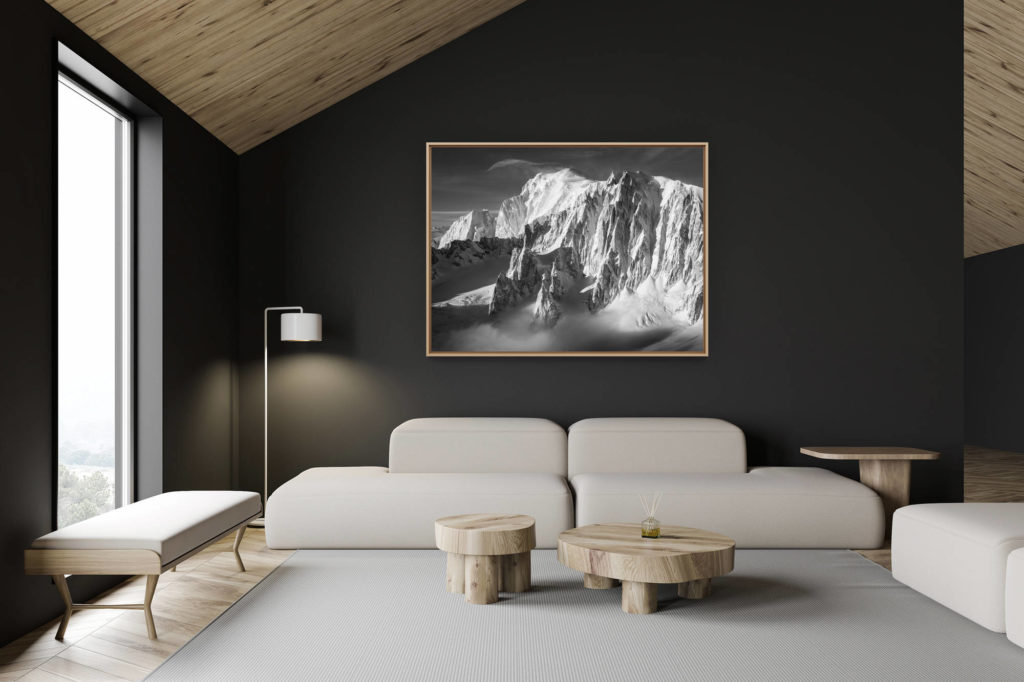 décoration chalet suisse - intérieur chalet suisse - photo montagne grand format -