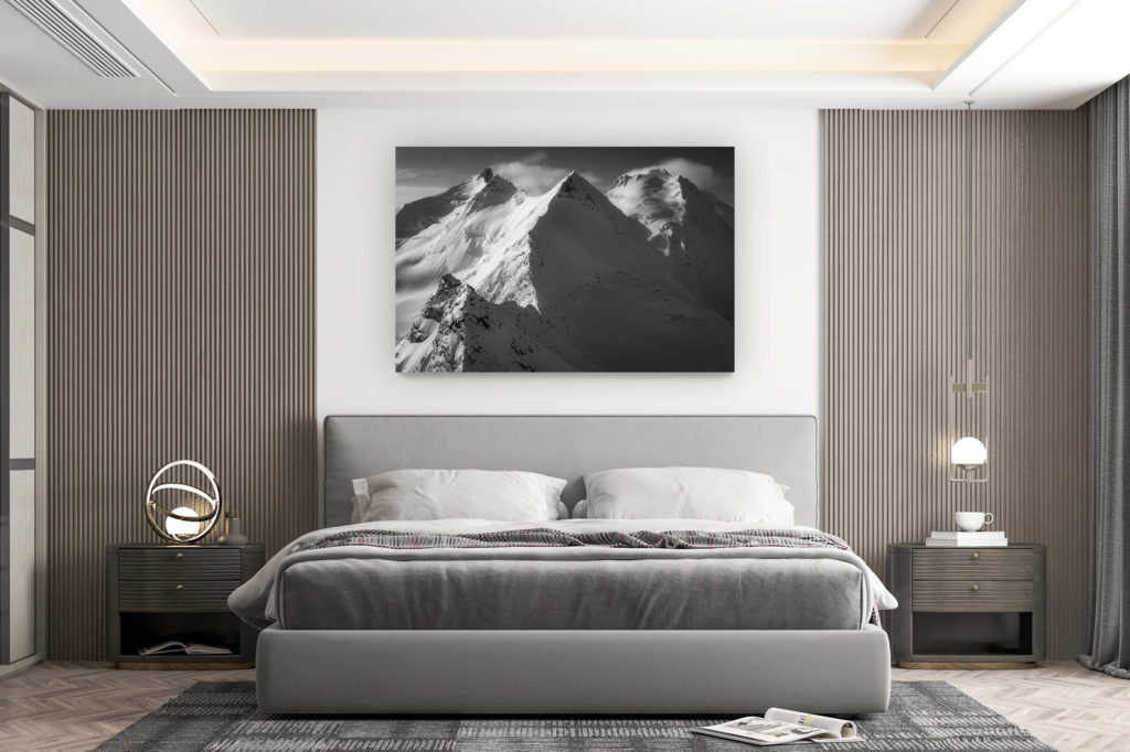 décoration murale chambre design - achat photo de montagne grand format -