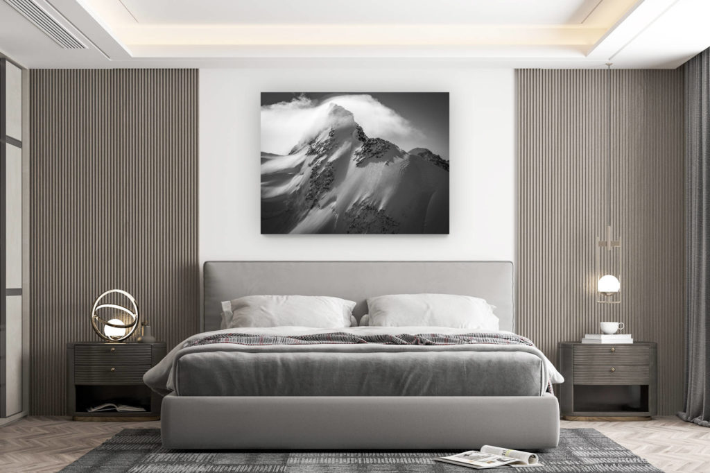 décoration murale chambre design - achat photo de montagne grand format -