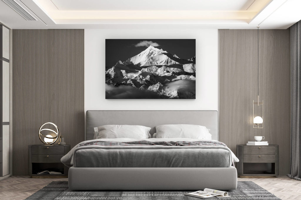 décoration murale chambre design - achat photo de montagne grand format -