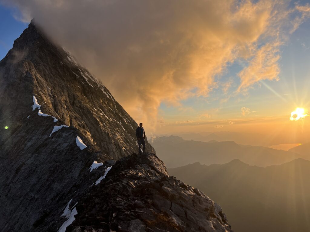 Eiger Coucher du soleil