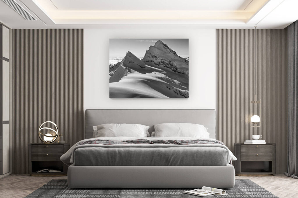 décoration murale chambre design - achat photo de montagne grand format -