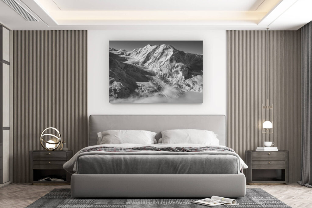 décoration murale chambre design - achat photo de montagne grand format -