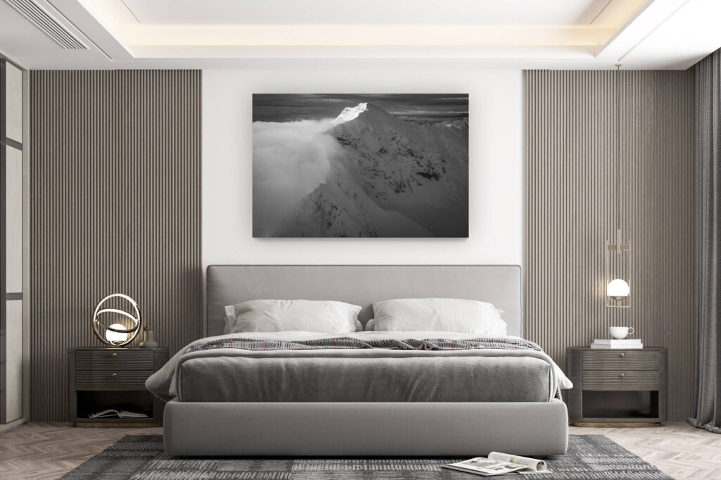 décoration murale chambre design - achat photo de montagne grand format -