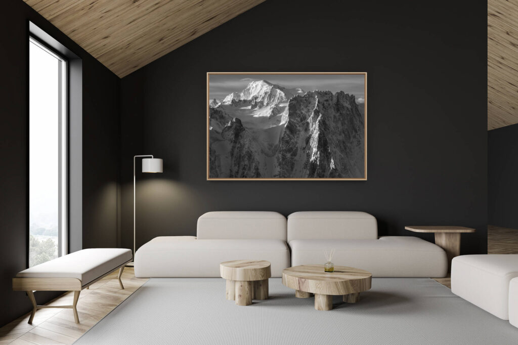 décoration chalet suisse - intérieur chalet suisse - photo montagne grand format -