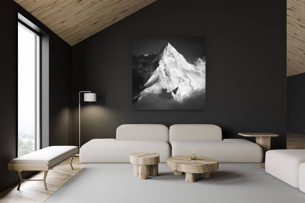 architecte intérieur rénovation chalet suisse - photo montagne grand format -