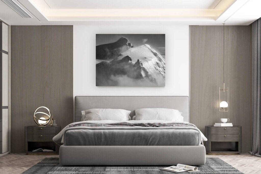 décoration murale chambre design - achat photo de montagne grand format -