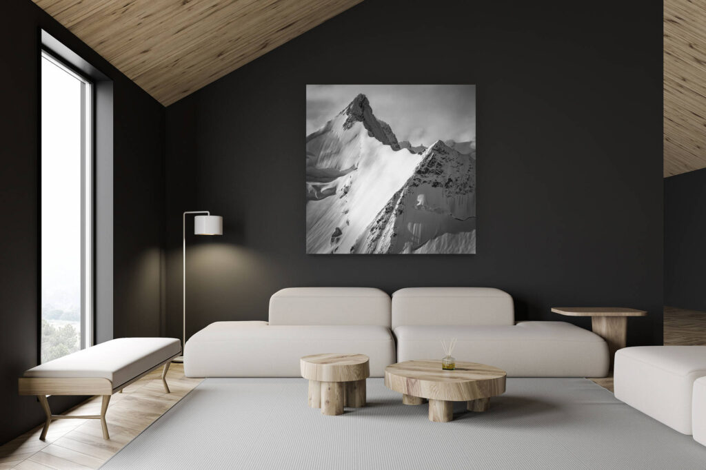 architecte intérieur rénovation chalet suisse - photo montagne grand format -